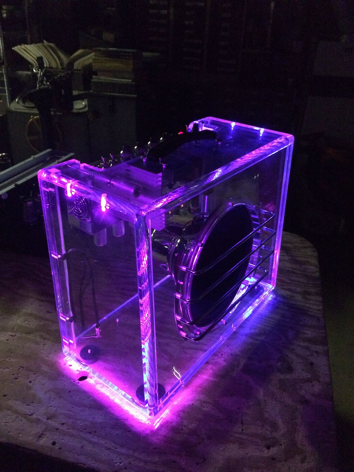 PP EL-84’s – Celestion “Blue” 2018 Clear Acrylic